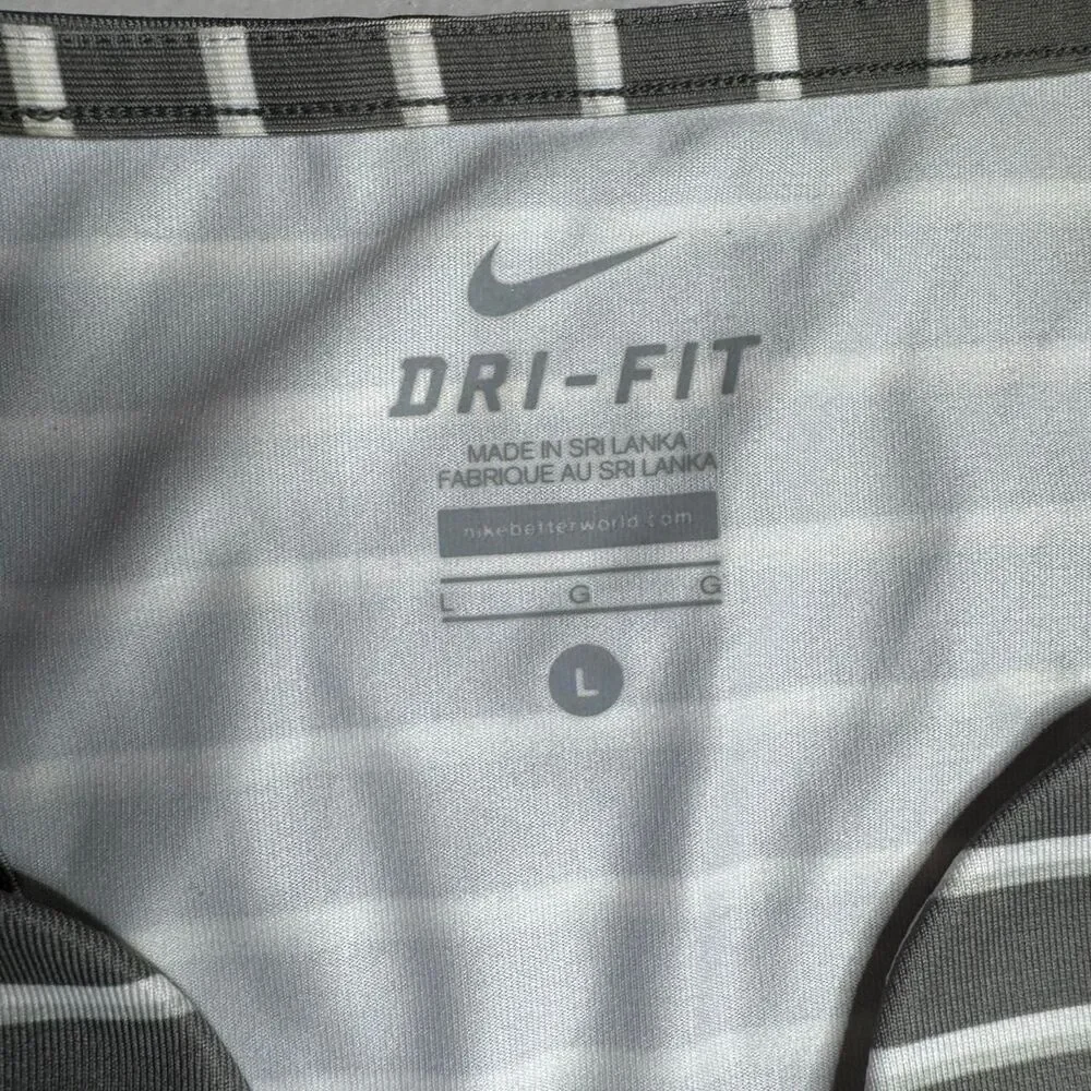 Nike Women's Grey and Black Vest